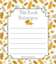 Load image into Gallery viewer, Gold Leaves (Hemingway) Bookplates
