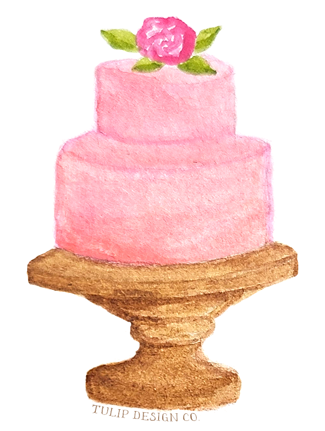 Pink Cake Sticker