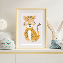 Load image into Gallery viewer, Little Tiger Cross Stitch Pattern
