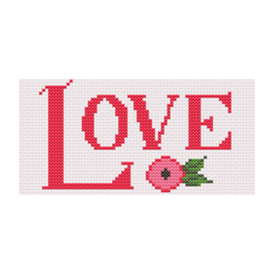 Love - cross stitch pattern