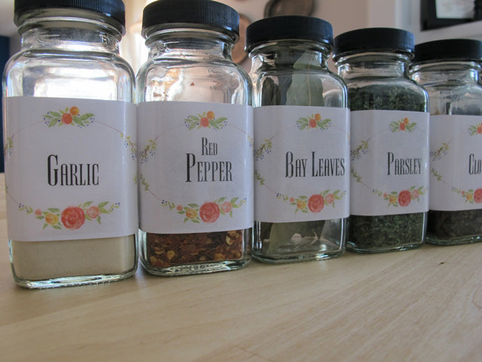 Spice Labels - DIY Project & Printable