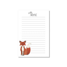 Load image into Gallery viewer, Take Note - Mr Fox Notepad
