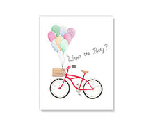 Load image into Gallery viewer, Red Bike - Where&#39;s the Party
