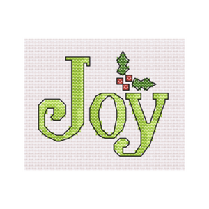 Joy - cross stitch pattern