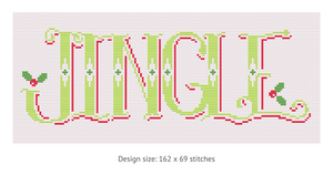 Jingle Cross Stitch Pattern