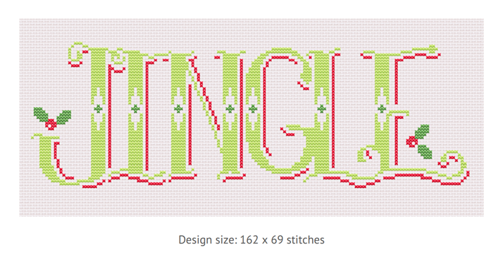 Jingle Cross Stitch Pattern